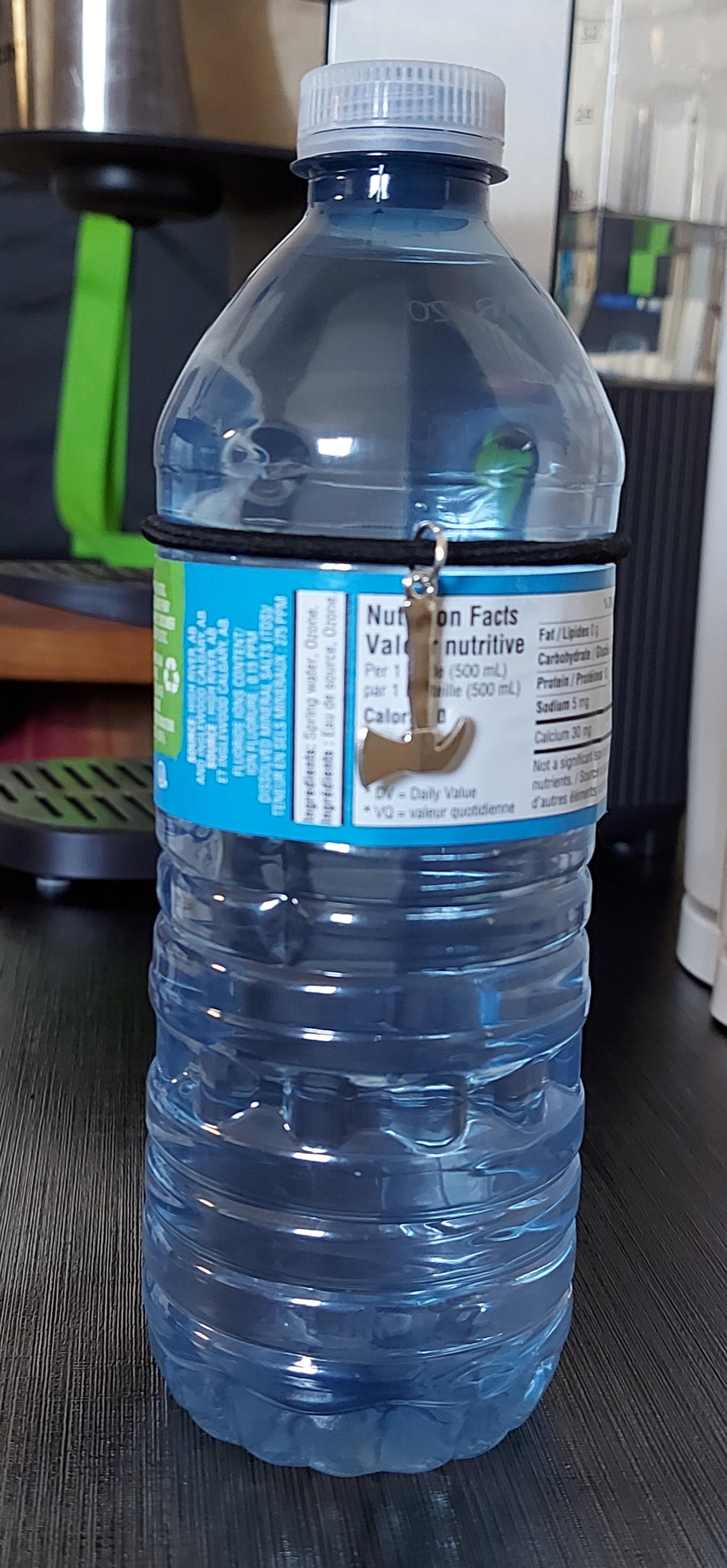 Bottle Charms (Set of 5) - Black Bands & Hand Tool Pendants