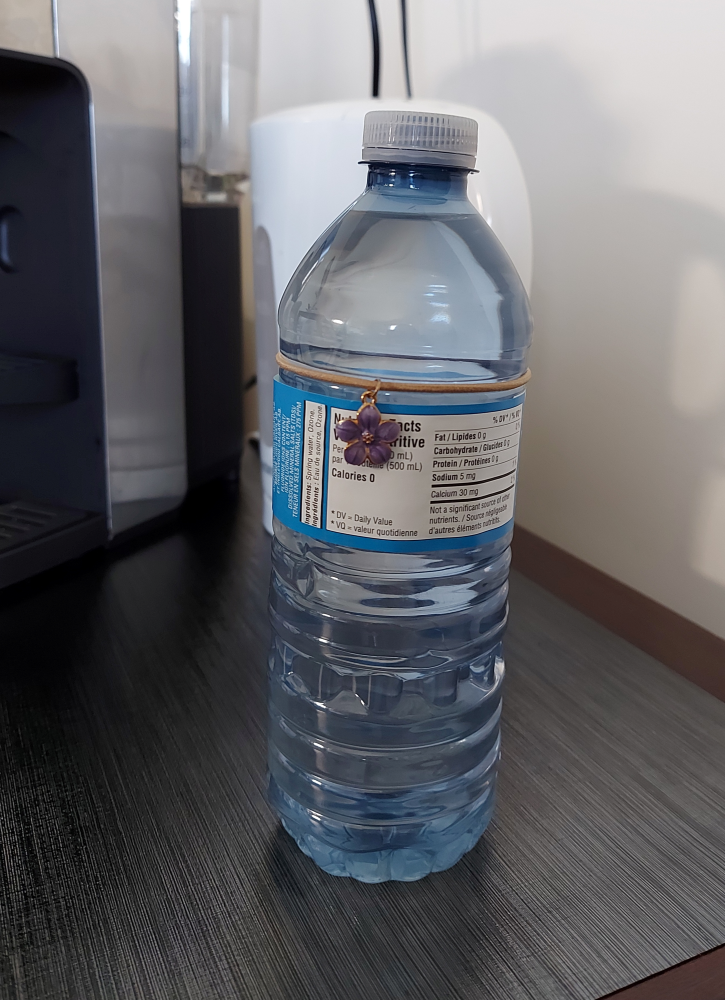 Example of flower bottle charm