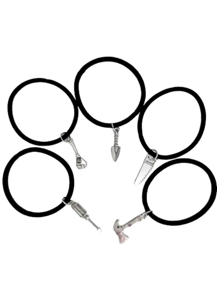 Silver bottle charms