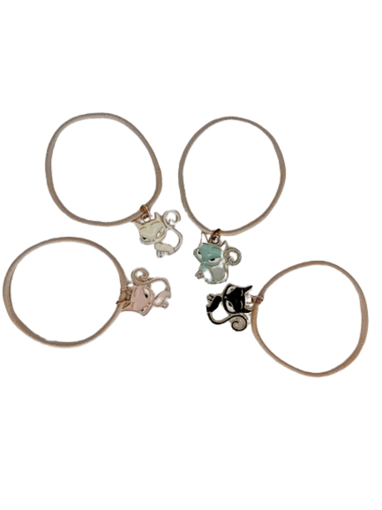 Cat bottle charms